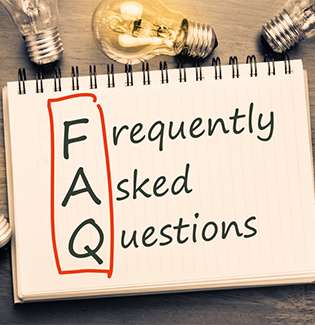 Frequently asked question signs